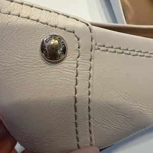 Creme Coach flats size 8